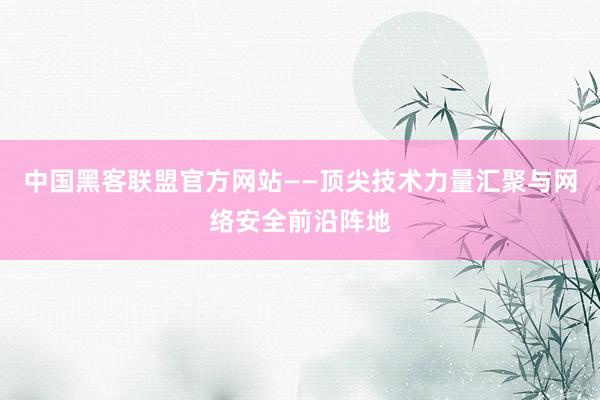 中国黑客联盟官方网站——顶尖技术力量汇聚与网络安全前沿阵地